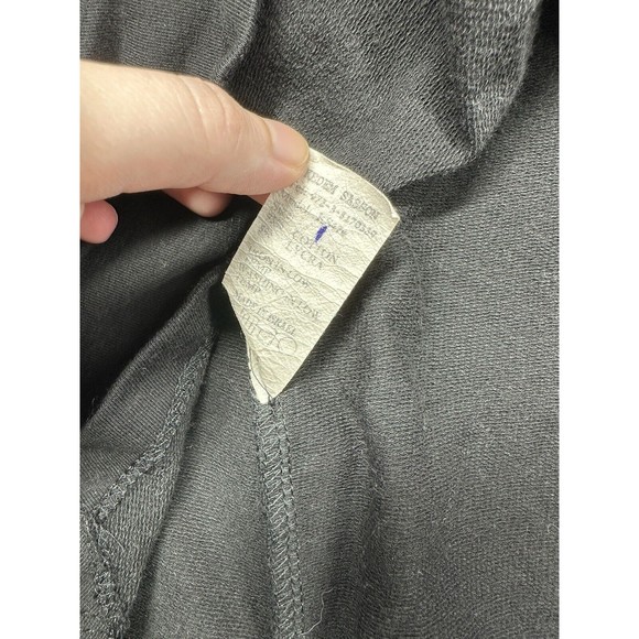 Kedem Sasson Black Sweater Lagenlook Top One Size Cotton Blend - Picture 8 of 9